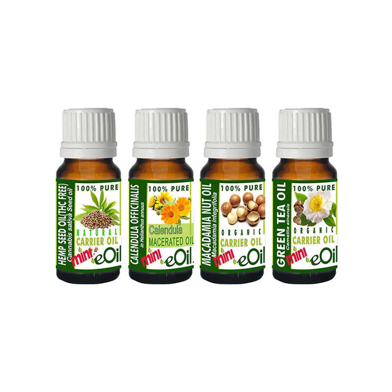 Sensitive, Reactive, Allergies Skins - Discovery Collection Mini carrier oils set - 4 x 10 ml - eOil.co.za