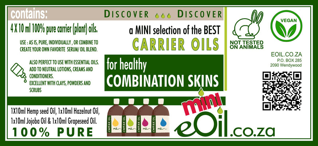 Combination Skin Face - Discovery Collection Mini - 4 x 10 ml - eOil.co.za