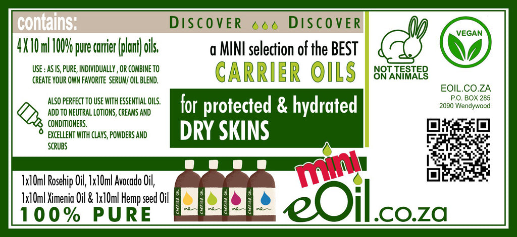 Dry Skin - Discover Collection Mini - 4 x 10 ml - eOil.co.za