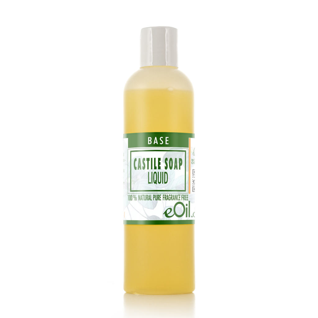 Castile soap liquid natural fragrance free base undiluted  250 ml - eOil.co.za
