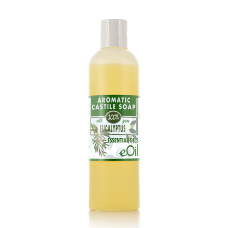 Castile soap Eucalyptus essential oils liquid natural base undiluted 250 ml - eOil.co.za