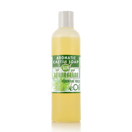 Castile soap Lemongrass essential oil liquid natural base undiluted 250 ml - eOil.co.za