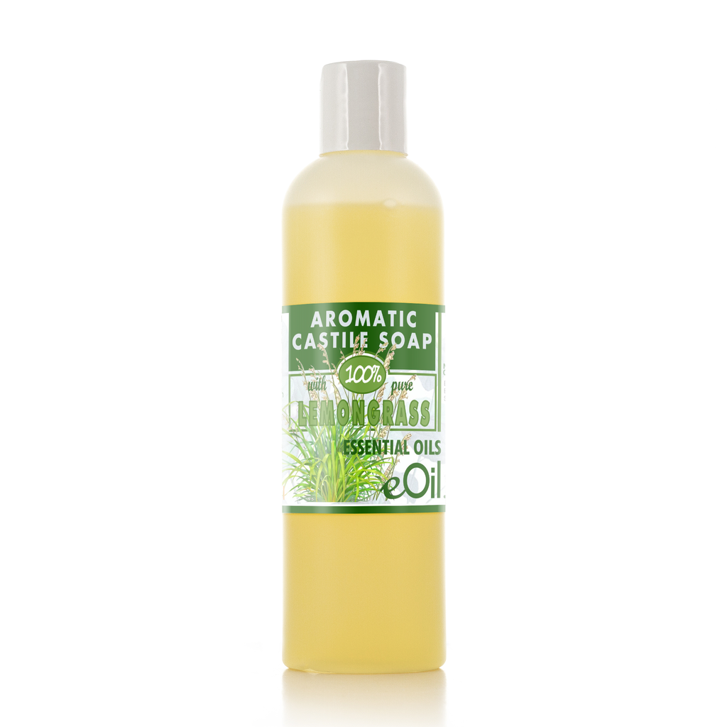 Castile soap Lemongrass essential oil liquid natural base undiluted 250 ml - eOil.co.za