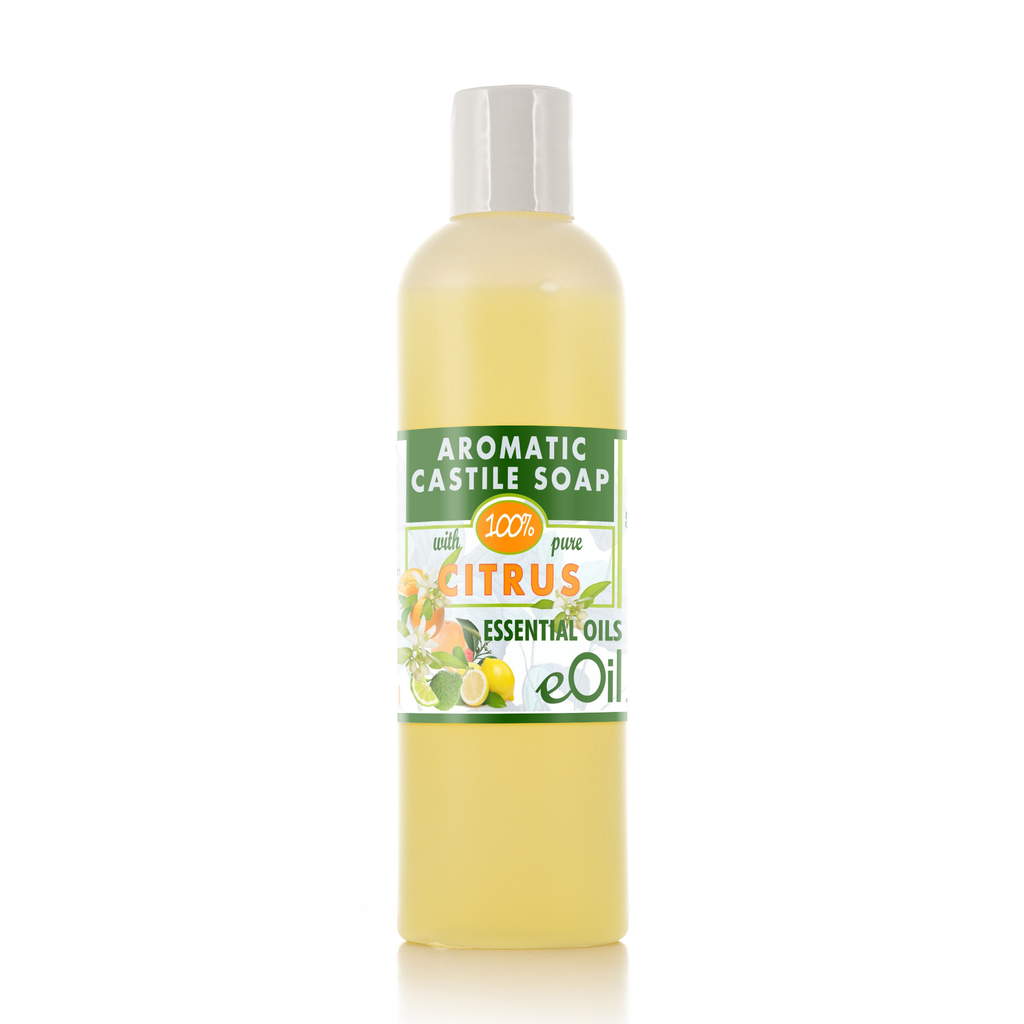 Castile soap Citrus essential oils liquid natural base 250 ml - eOil.co.za
