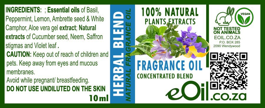 eOil.co.za Herbal blend fragrance oils Perfumes, Natural soaps, face wash, shower gels Bath salts, scented baths Natural body oil, creams, lotions, scented gels After-shampoos, hair masks, hair sprays, Home fragrance, Room spray, linen spray, candles For skin applications, cosmetic uses, perfumes