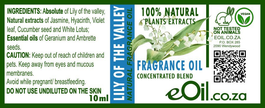 Lily of the valley Natural Fragrance Oils 10 ml - eOil.co.za