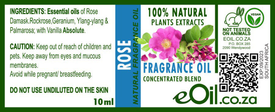 eOil.co.za rose fragrance natural Perfumes, Natural soaps, face wash, shower gels Bath salts, scented baths Natural body oil, creams, lotions, scented gels After-shampoos, hair masks, hair sprays, Home fragrance, Room spray, linen spray, candles For skin applications, cosmetic uses, perfumes…