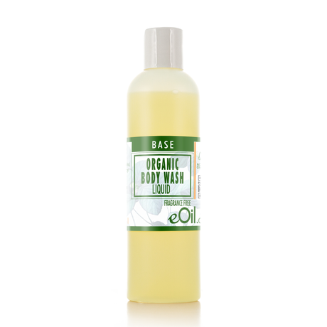 Body wash liquid organic fragrance free base  250 ml - eOil.co.za