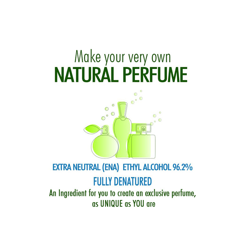 Ethyl Alcohol Denatured Natural Perfume Base 96.2 %  250 ml - eOil.co.za