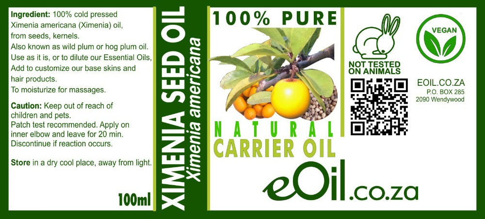 XIMENIA SEED NATURAL CARRIER OIL (Ximenia americana) 100 ml - eOil.co.za