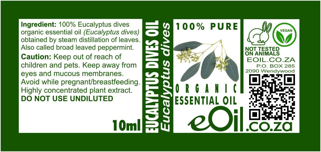 Eucalyptus Dives Oil Essential oils 10 ml - eOil.co.za
