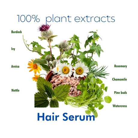 Hair serum concentrated plants extracts body oils 10 ml - eOil.co.za