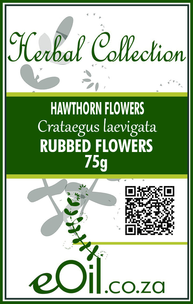 Hawthorn Flowers Rubbed - 75 g - Herbal Collection - eOil.co.za
