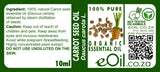 Carrot seed oil essential oil 10 ml - eOil.co.za