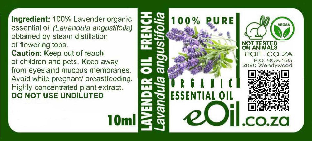 eOil.co.za lavender french essential oil 10 ml