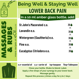 massage synergy for lower back pain - eOil.co.za