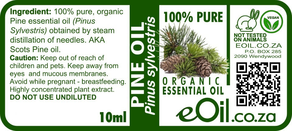 Pine Scots Organic Essential Oil (Pinus sylvestris) - 10 ml - eOil.co.za