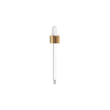Empty Glass bottle Amber 18/410 - 100 ml - with Pipette - packaging - eOil.co.za