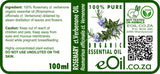 Rosemary Verbenone Organic Essential Oil  - 10 ml - eOil.co.za