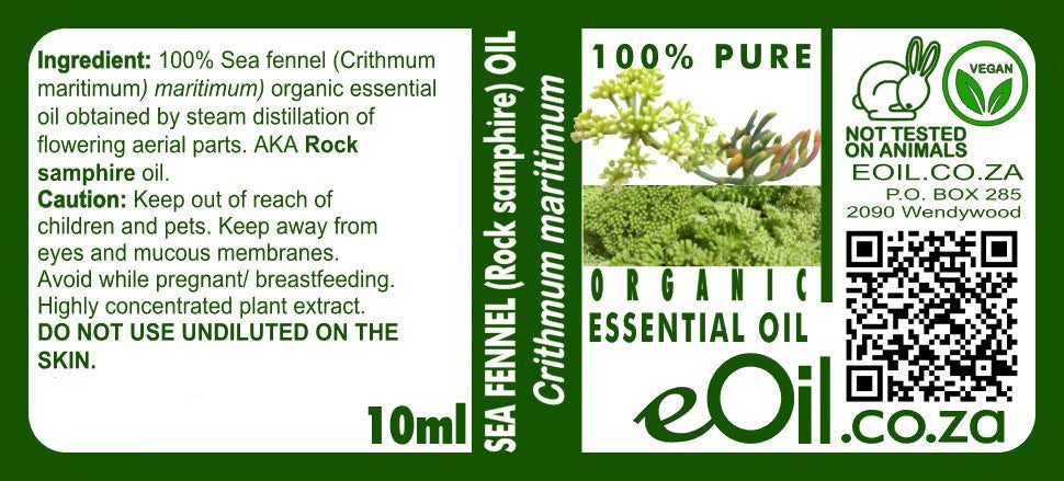 Sea Fennel Orgarnic Essential Oil - 10 ml - eOil.co.za