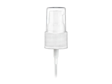 Serum pump plastic white ribbed 18/410 - eOil.co.za