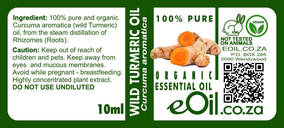 eOil.co.za turmeric curcuma essential oil kasturi